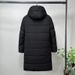 Unisex Long Down Coat With Hood - Windproof & Thermal Insulated Winter Jacket For Men & Women_ecoleips.com