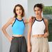 Women's Clothing Autumn And Winter Color Contrast High Elastic Sports Bra Women's Shockproof Fitness Bra Yoga Vest Fixed Cup_ecoleips.com