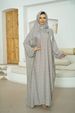 New Plus Size Women's Muslim Traditional Scarf Integrated Prayer Robe Fashion 3D Digital Print_ecoleips.com
