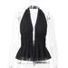 Aria Basics Aria Basics 2024 Autum New Fashio Sexy Solid Color Backless Tie Hollow Slim Halter Top For Cross-Border Europea Ad America_ecoleips.com