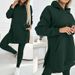 Women's Clothing sports leisure hooded sweatshirt thickened threaded leggings two piece suit_ecoleips.com