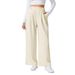 2025 New European And American Cross-Border Trade Draped High-Waisted Wide-Leg Versatile Casual Loose Long Pants_ecoleips.com