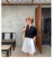 Aria Basics Bermuda Women's Suit 2025 Spring/summer New Style Loose High-waisted Casual Thin Mid-length Straight Wide-leg Shorts_ecoleips.com