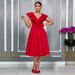 Women's Clothing Elegant High Waist Ruffled Banquet Dress_ecoleips.com