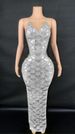Women's Clothing Sexy Black And Gold Sling Lacquer Bread Hip Dress Birthday Party Light Luxury Dress_ecoleips.com