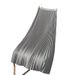 Satin High-grade Solid Color Pleated Skirt Summer Thin Mid-length Over-the-knee High-waist A-line Skirt_ecoleips.com