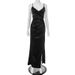 European And American Women's Sexy Solid Color Backless Suspender Slit Dress Summer New 2025 Cross Border Wholesale_ecoleips.com