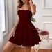 European And American Style Backless Bow Detail Short Suspender Dress for Women Sexy Spring/Summer Fashion Wholesale_ecoleips.com