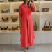 Women's Clothing Women's New Summer And Autumn Urban Elegant Cotton And Linen Slim Waist Long Sleeved Shirt Wide Leg Pants Suit Female_ecoleips.com
