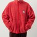 Women's Fleece Jacket Cozy Long Sleeve Retro Sporty Coat Winter Warm Outerwear Loose Fit High Neck Pullover Casual Fashion_ecoleips.com