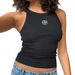 Women's Clothing Summer Women's Geometric Print Slim Fit Ribbed Pullover Sleeveless Vest Fashionable Casual Top_ecoleips.com
