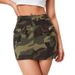 Women's Clothing Slimming Camouflage Denim Midi Skirt Bodycon Summer Short Skirt_ecoleips.com