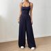 2026 European And American Cross-Border New Women's Casual Summer Wide-Leg Loose Srapless Wais-Cinching_ecoleips.com