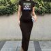 Women's Clothing Elegant Casual Long Dress 3177S144 Slim Fit Round Neck Short Sleeve Women's Spring Summer Clothing_ecoleips.com