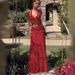 Winter New Fashion Women's Sexy V-neck Halter Top With Ruffled Long Skirt Two-piece Set_ecoleips.com