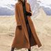 Long Coat Plus Coat Casual Woolen Trench Coat_ecoleips.com
