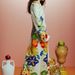 Women's 2025 New Elegant Fashion Positioning Bright Printed Cross Collar Off-shoulder Dress_ecoleips.com