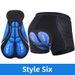 Men's Thickened Silicone Waist Cycling Underwear Quick Drying Mountain Bike Road Bike Shorts All Season Cycling Gear_ecoleips.com