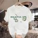 2025 Summer Loose Men And Women Pullover 100% Cotton Short Sleeve T-shirt_ecoleips.com