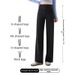 Women's Shark Skin Slim Straight Leg Pants High End Drape Summer Cropped Petite Thin Style Clothing_ecoleips.com