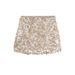 Women's Sequin Glitter Bodycon Mini Skirt, Punk Rock Party Clubwear, Sparkly Stretch Short Skirt For Night Out_ecoleips.com
