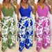 Women's Clothing New Fashion Prints Two Piece Vest And Trousers Suit_ecoleips.com