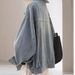 High-end Washed Light Blue Denim For Women, 2026 Spring New Korean Style Casual Loose Slim-fit Jacket_ecoleips.com