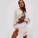 High-Waisted Lace Midi Skirt Women's Ballet Inspired Basic Solid Color Slimming Irregular Hem_ecoleips.com