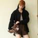 Autumn Winter Solid Color Fleece Button Cardigan Women Korean Style Warm Long Sleeve Top Versatile Slim Fit Casual_ecoleips.com
