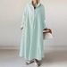 "Bohemian Striped Cotton Cardigan Dress – Loose Fit Long Sleeve Ethnic Tunic, Spring & Autumn Layering Essential"_ecoleips.com