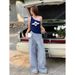 Women's Style Color Block Off-Shoulder Knit Camisole Sexy Slim Fit Sleeveless Top For Summer New Style_ecoleips.com