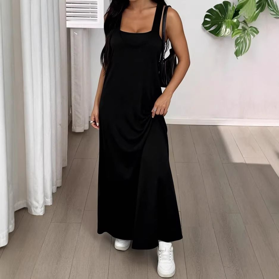 Women's Clothing Style Solid Color Two Piece Set Summer Temperament Personality Dress For Formal & Casual For Women_ecoleips.com