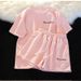 Women's Casual Running Outfit Set Summer Loose Fit Breathable Short Sleeve T-Shirt & Shorts Two-Piece Athletic Wear_ecoleips.com