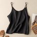 Summr Nw Styl Artistic Cotton-linn Camisol Womn's Loos-fitting Solid Color Simpl Slvlss Bas Top In Plus_ecoleips.com