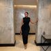 Women's Clothing Sleeveless Round Neck Pleated Bodycon Maxi Dress For Women Slim Fit Waist Cinching Elegant Solid Color Stylish Dress_ecoleips.com