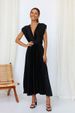 K New Sexy Pleated Dress, Casual Loose Zipper Sleeveless Dress_ecoleips.com