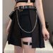 Half Disco Cool Street Outfit Set For Women Hip-Hop Workwear Hot Trendy Pure Top Girl Skirt Style_ecoleips.com