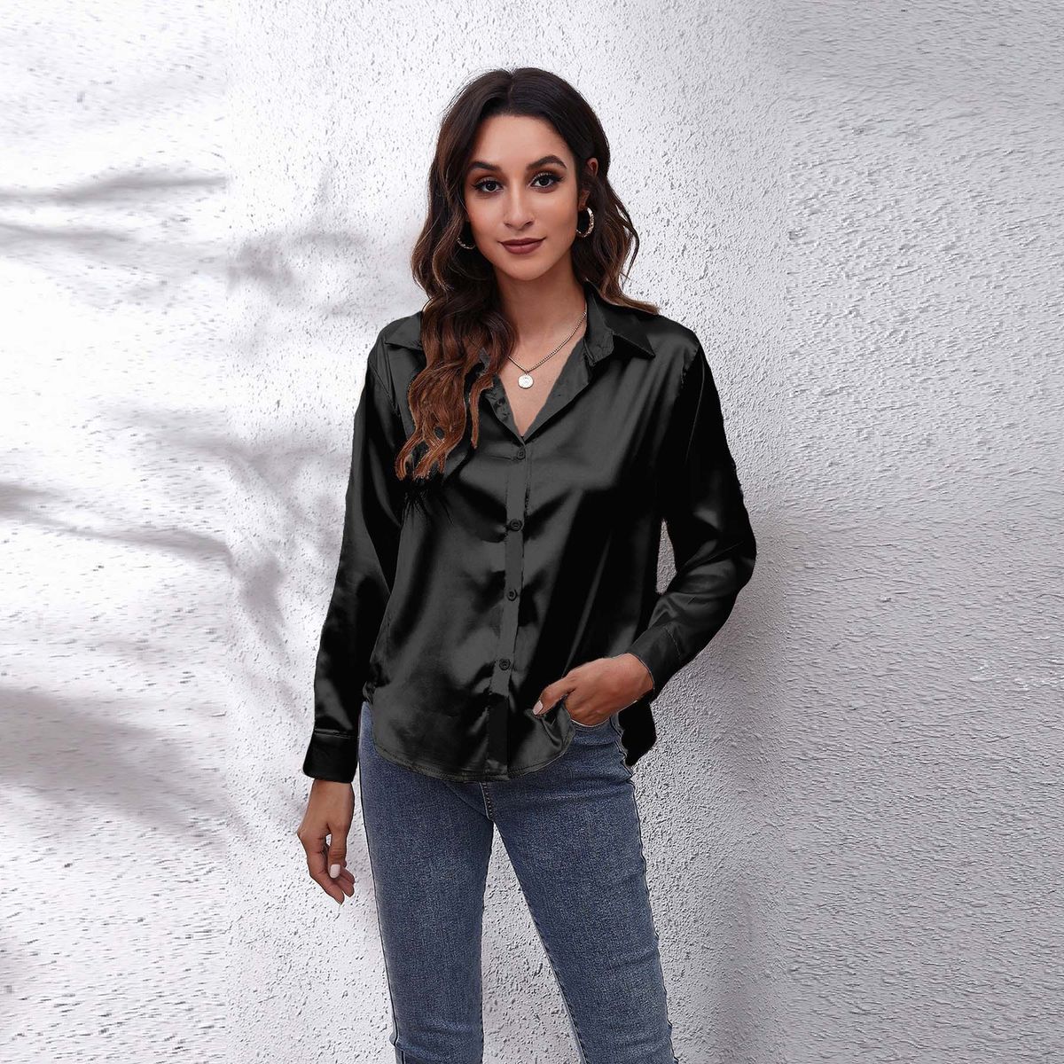 K Shirt Fashion Long Sleeve Shirt New Women's Clothing_ecoleips.com