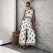 Fashion Casual Sexy Linen Vest Wide Leg Pants Suit_ecoleips.com