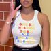 Women's Clothing American Style Tank Top Sports Vest Casual Elegant Fashion Polyester Tees For Spring/Autumn Summer_ecoleips.com