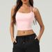 Women's Clothing New Nude Contrast Color Yoga Clothes Top Tight Sports Underwear Women's Spaghetti Strap Fitness Clothes Top Vest_ecoleips.com