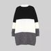 Oversized Color-Block Knit Cardigan – Chunky Cable Stitch Open Front Sweater For Women (Mixed Color, S-XL) | Soft & Stylish Longline Coat_ecoleips.com