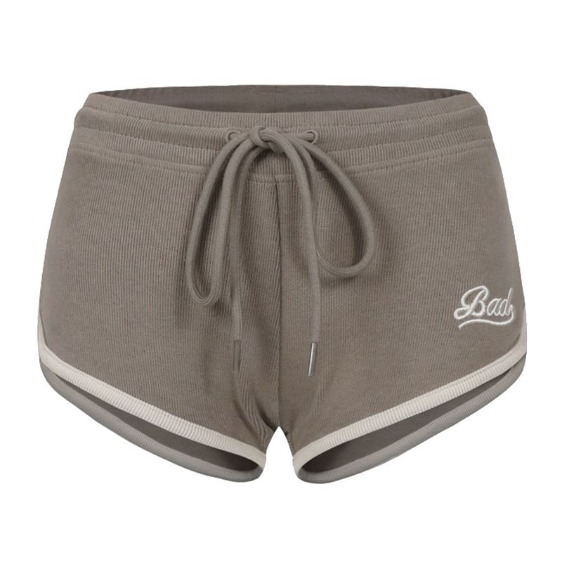 Korean-style Badblood BCAC Series Hot Girls' Sports Shorts Women's Hot Pants Slimming American Style Retro Trendy Three-point Pants_ecoleips.com