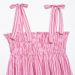 Summer Women's Striped Bow Suspender Dresses 2026 New Fashionable Long Sleeved Vacation Beach Dress Party Dress_ecoleips.com