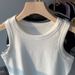 Women's Camisole For Inner And Outer Wear, 2026 New Slim-fit Short Style, Beautiful Back, Slimming, Trendy Sleeveless_ecoleips.com