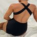 Maternity Suspender Swimsuit Women's 2026 New Solid Color Loose Sexy One-piece Beach Bikini Swimsuit_ecoleips.com