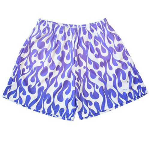 Casual Fitness Shorts American Style Printed Mesh Breathable Loose Fit above the Knee Cross Border Couple Shorts for Men And Women_ecoleips.com