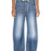American Retro Women's Jeans For Autumn, Loose-fitting, Drapey, Wide-leg, Straight-cut Street-style Denim Long Pants,_ecoleips.com