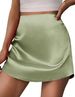 K New Women's Mini A-line Skirt Pleated Skirt High Waisted Skirt_ecoleips.com