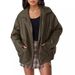 Women's Clothing Plus Size Oversized Biker Jacket Faux Leather Motorcycle Jacket For Fall_ecoleips.com